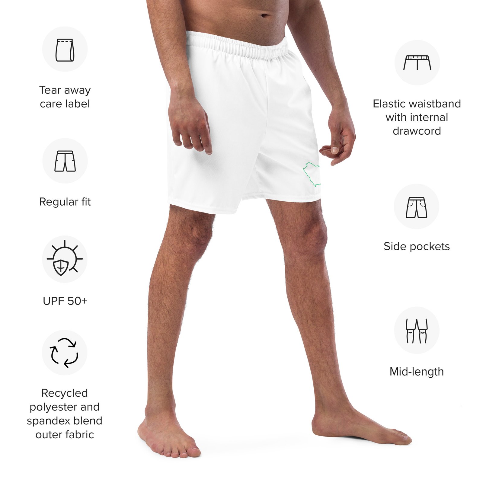 Recycled Swim Trunks - الصورة 7