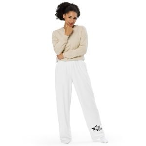 All-over print unisex wide-leg pants