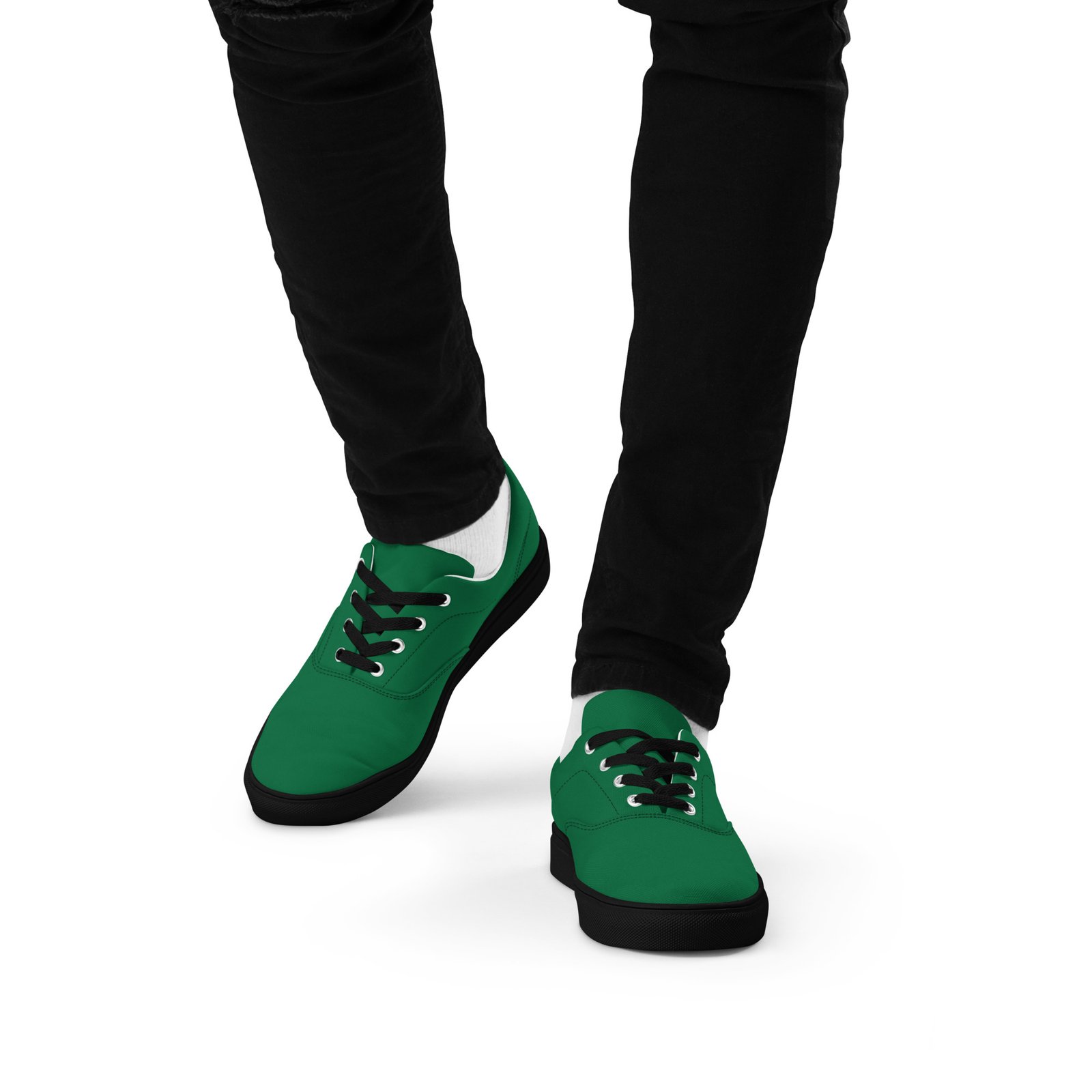Men’s lace-up canvas shoes - الصورة 3